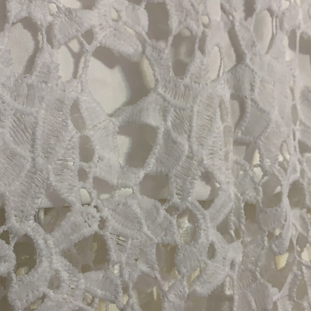 ❌DONATED❌White Crochet 2 Piece Sparkle Gem Detail Skirt Set - Picture 15 of 17